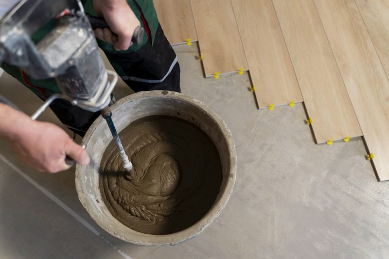 how to lay vinyl flooring on concrete