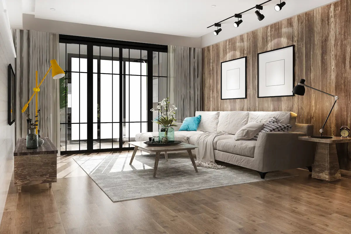 how to style oak karndean flooring with modern furniture