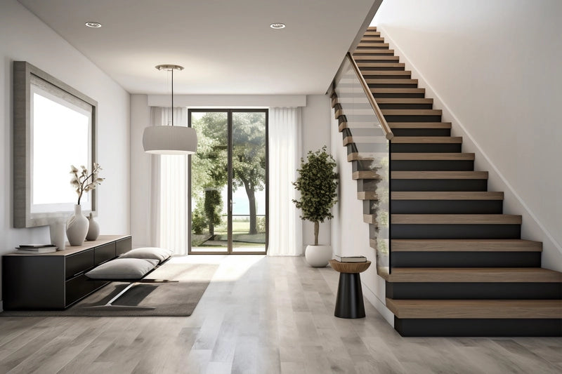 laminate and carpet stairs