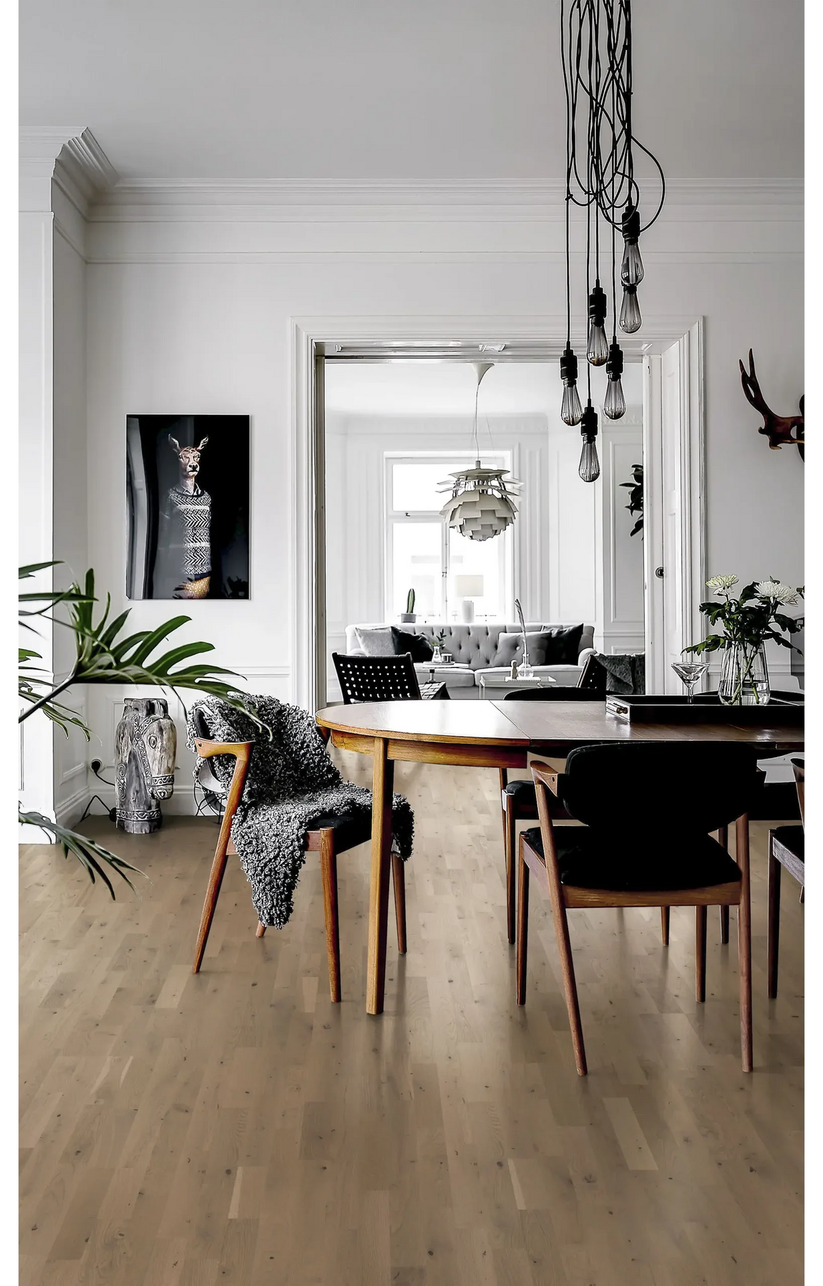 Kährs Engineered Wood Oak Frozen Hazelnut Strip