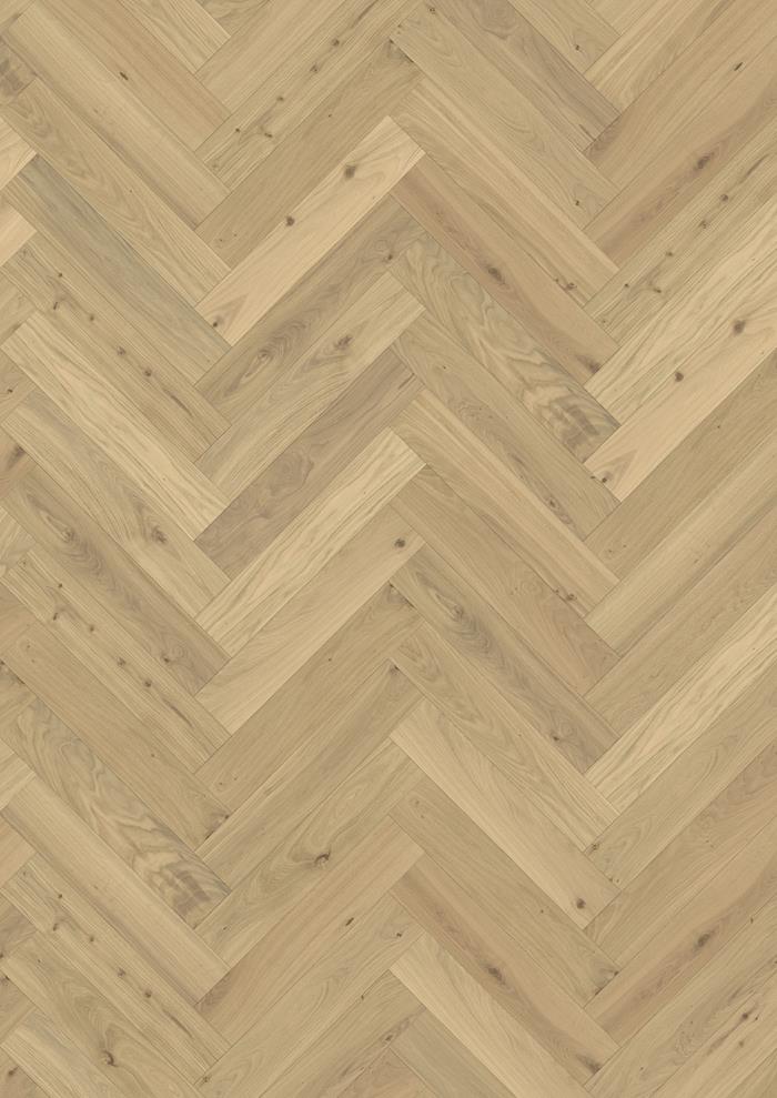 Kährs Engineered Wood Herringbone Oak CC Dim White