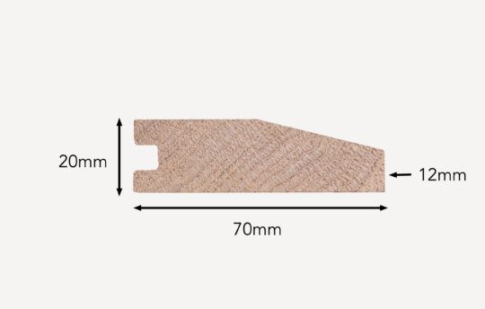 Ted Todd 12mm Oak Diminishing Strip