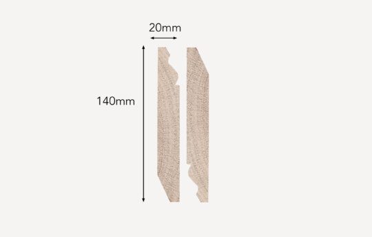 Ted Todd 140mm Oak Skirting Board