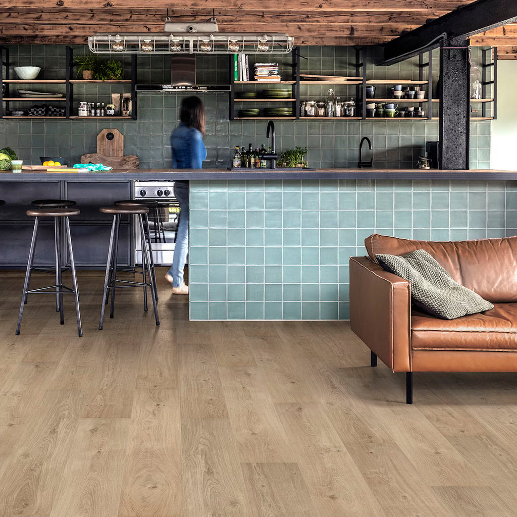 Floorify Long Planks Champagne Glue Down