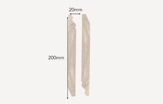 Ted Todd 200mm Oak Skirting Board