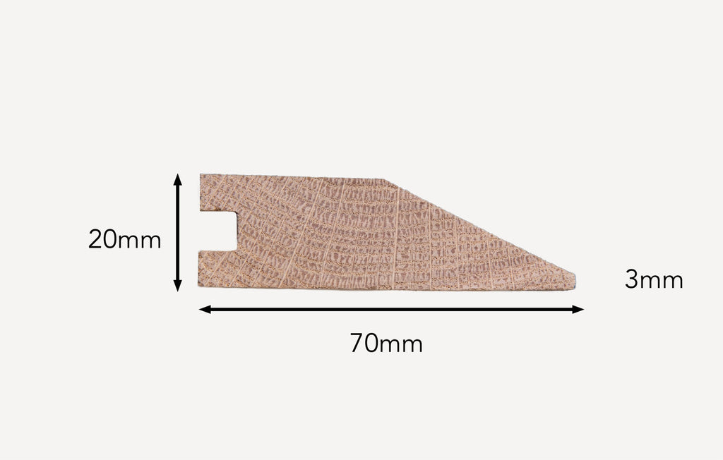 Ted Todd 3mm Oak Diminishing Strip