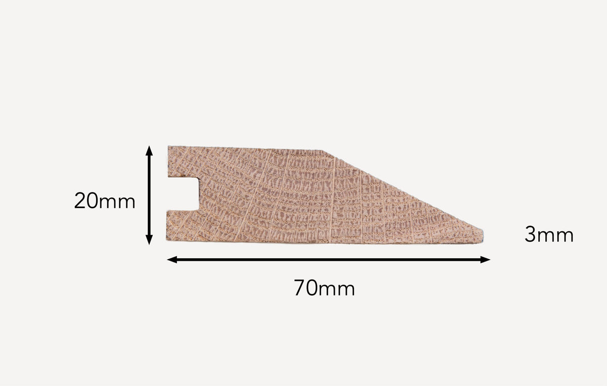 Ted Todd 3mm Oak Diminishing Strip