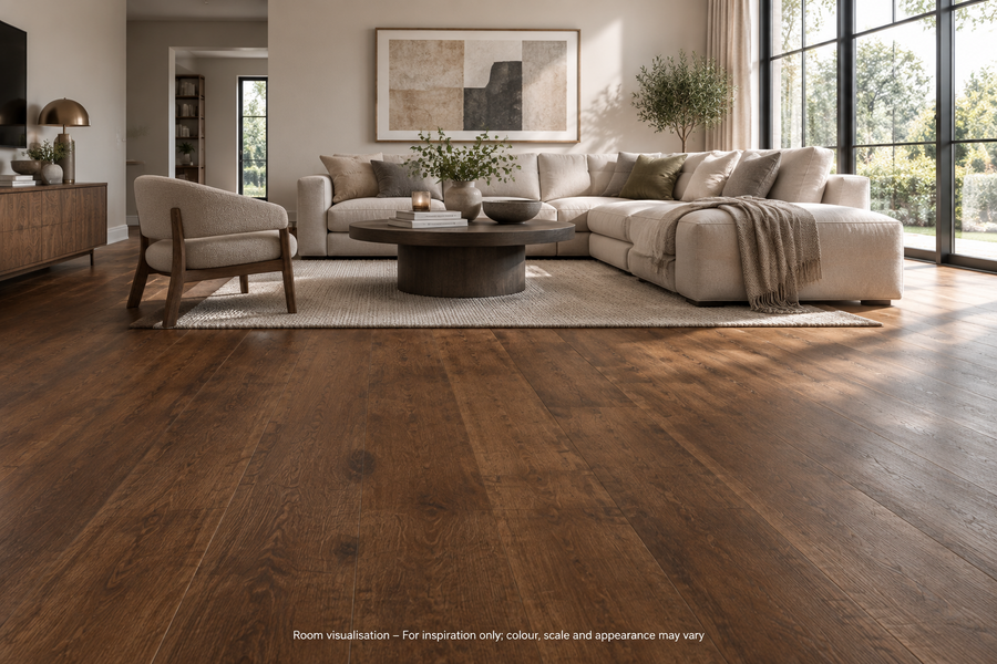 Karndean Van Gogh Rigid CoreAntique French Oak in Living room