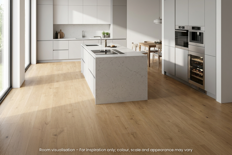 Floorify Planks Apple Crumble in Kitchen