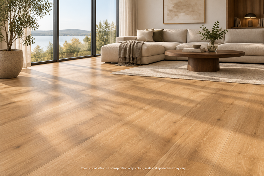 Karndean Van Gogh Rigid Core Baltic Limed Oak in Living room