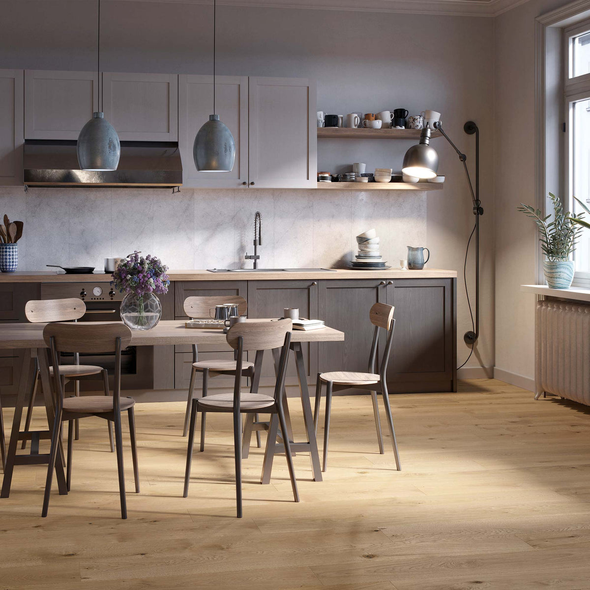 Karta Recycled Leather 1801.08 Bradshaw Wide Plank Laminate Flooring