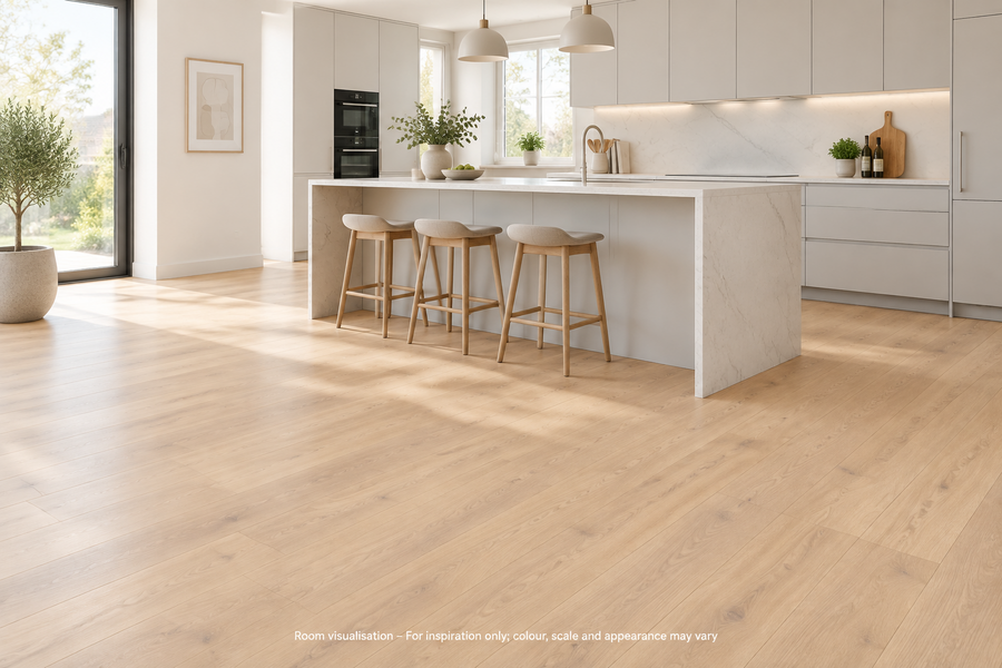 Karndean Van Gogh Rigid Core Canadian Nude Oak in Kitchen