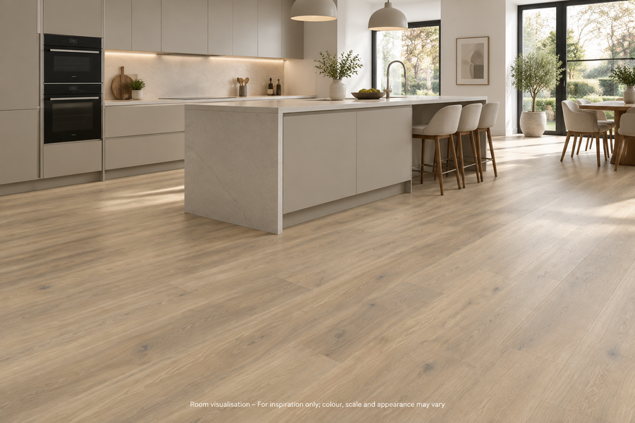 Karndean Van Gogh Rigid Core Canadian Urban Oak in Kitchen