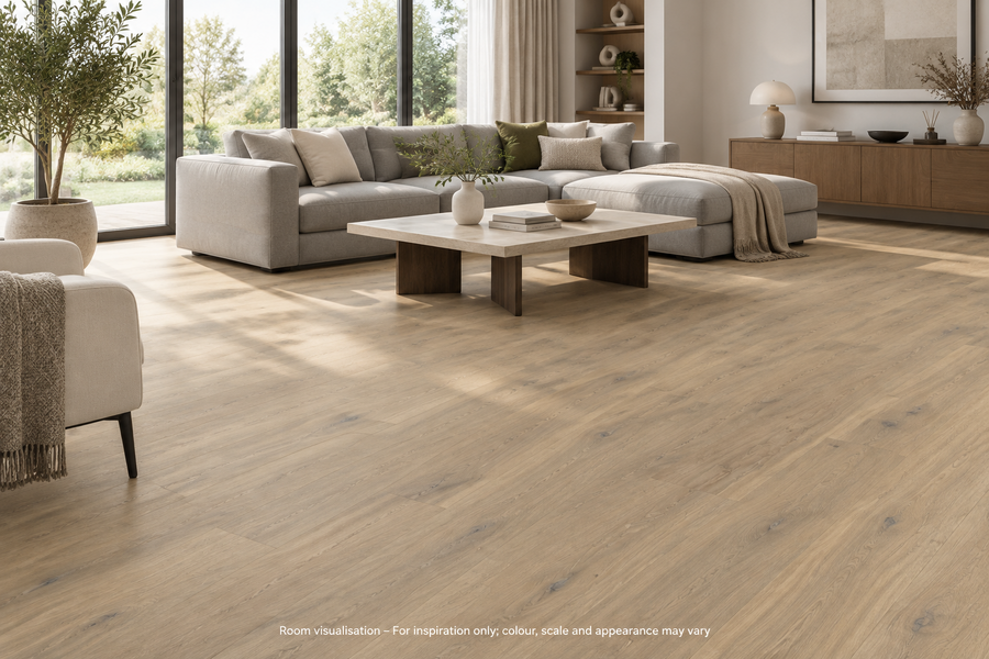 Karndean Van Gogh Rigid Core Canadian Urban Oak in Living room