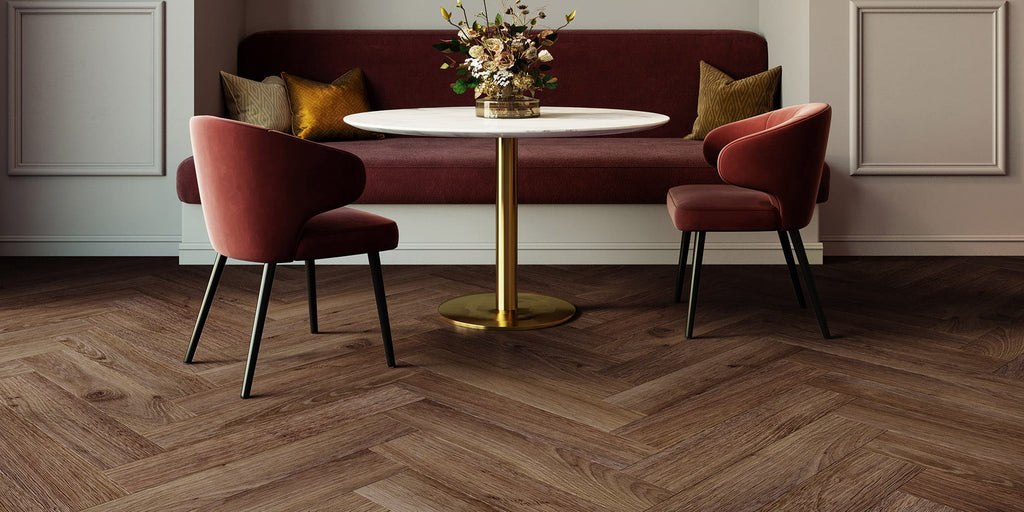 Invictus Maximus Highland Oak Herringbone - Chocolate