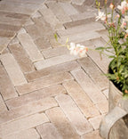 FIRED EARTH Dijon Tumbled Limestone Cobbles 20 x 5