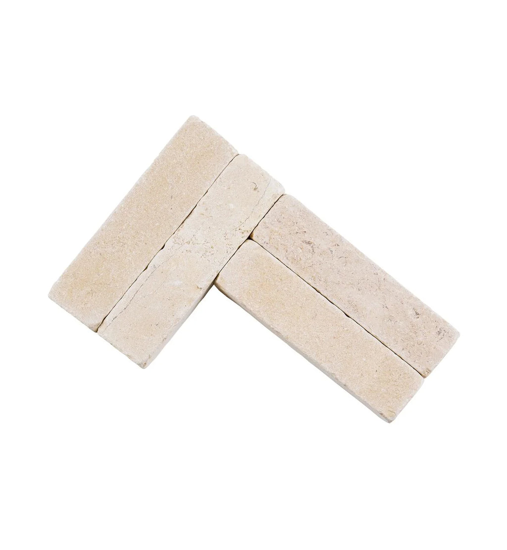 FIRED EARTH Dijon Tumbled Limestone Cobbles 20 x 5