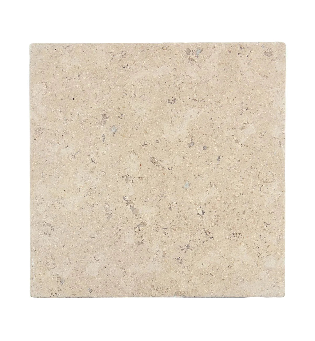 FIRED EARTH Dijon Tumbled Limestone Tile 40.6 x 40.6