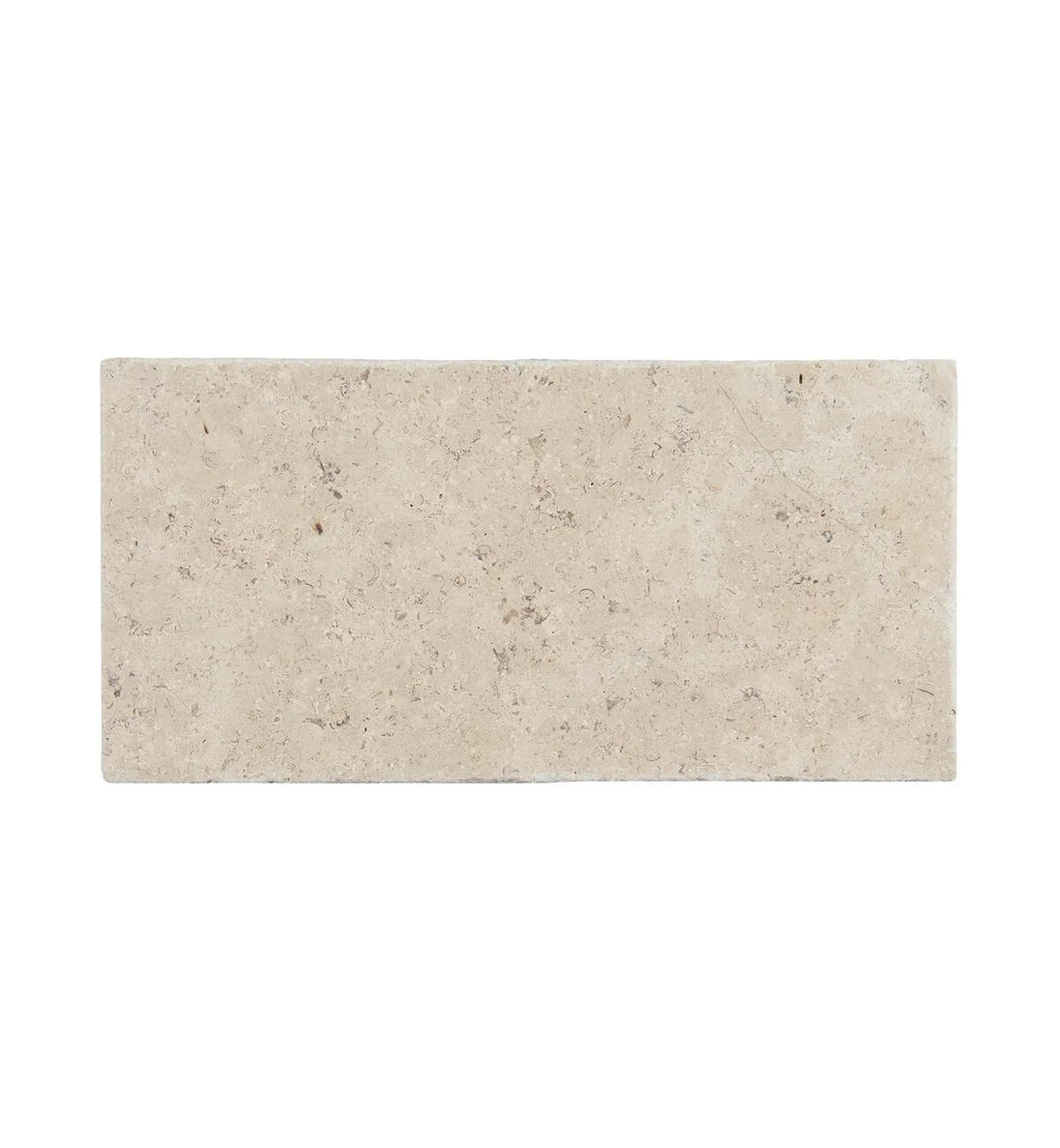 FIRED EARTH Dijon Tumbled Limestone Tile 40.6 x 20.3