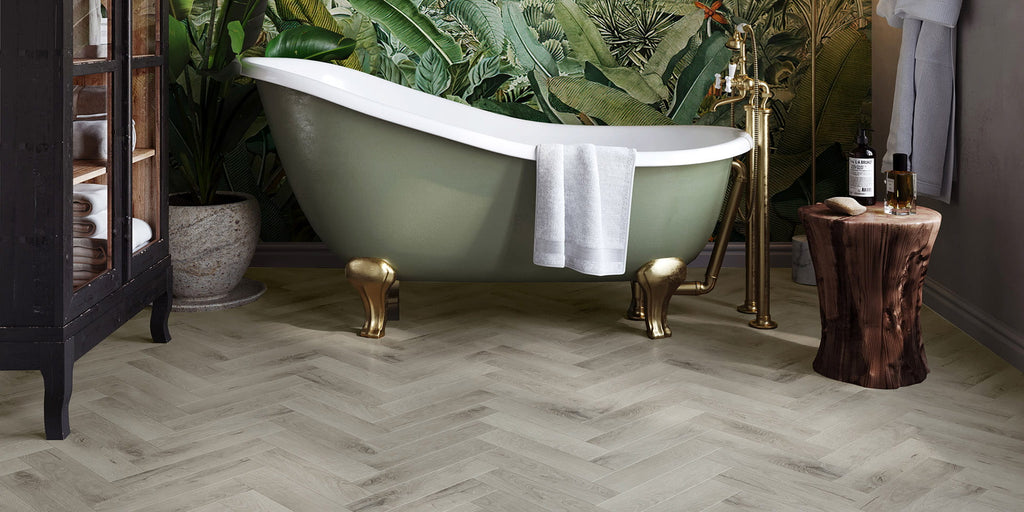 Invictus Primus Royal Oak Parquet Herringbone - Dove