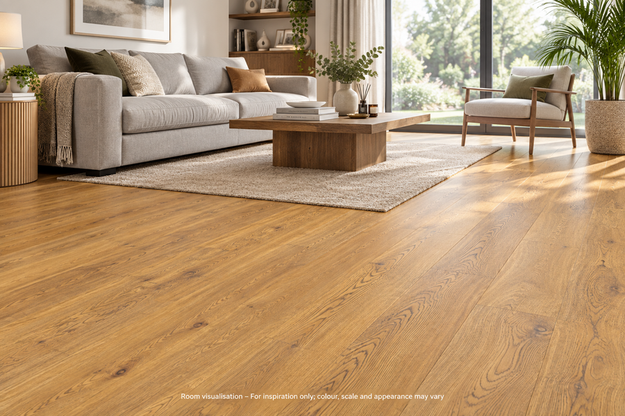 Karndean Van Gogh Rigid Core English Character Oak in Living room