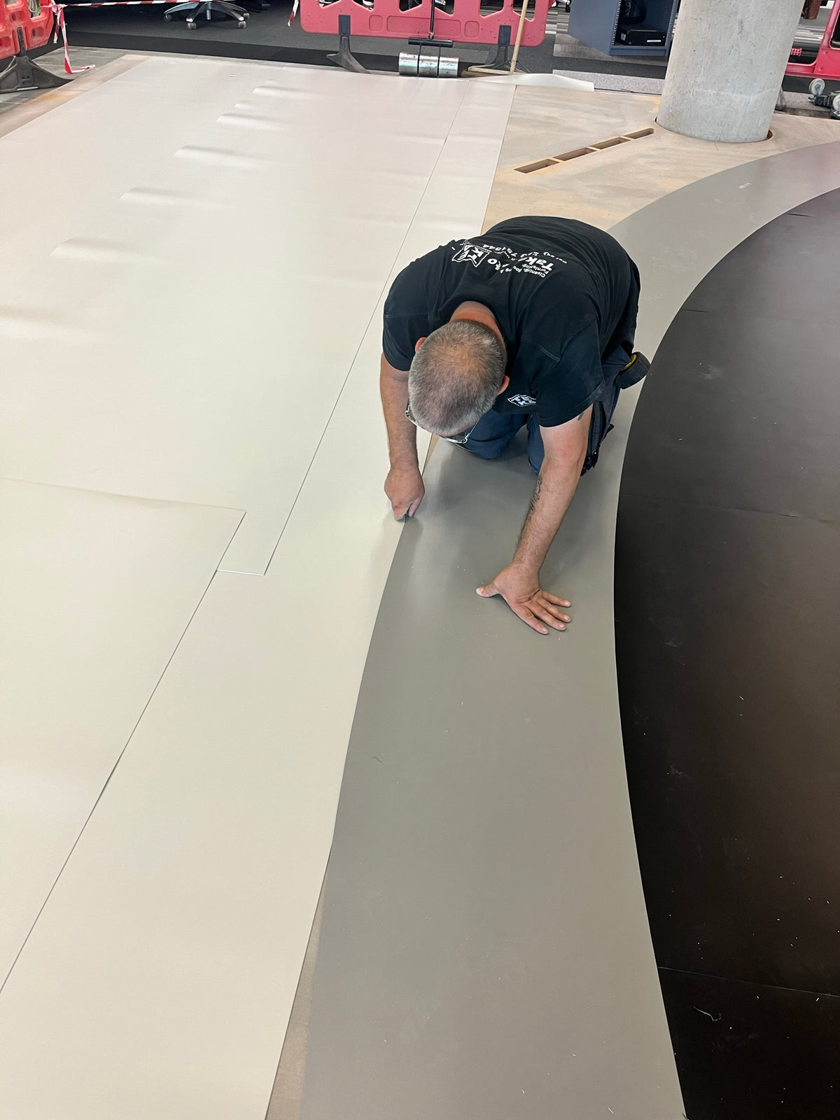 Specialist commercial flooring detail