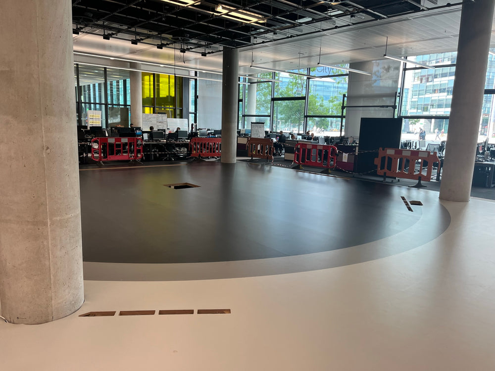 Broadcast flooring project
