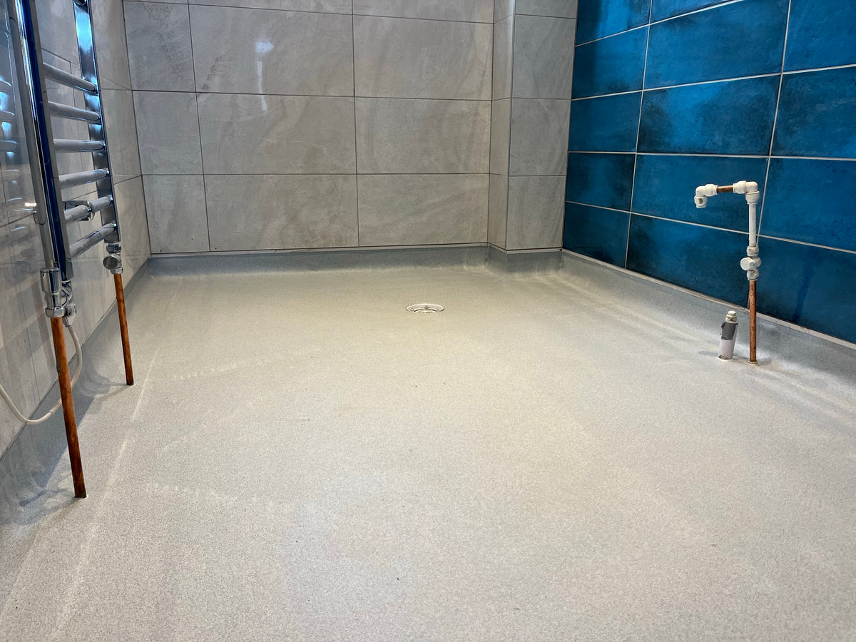 Commercial slip-resistant vinyl flooring