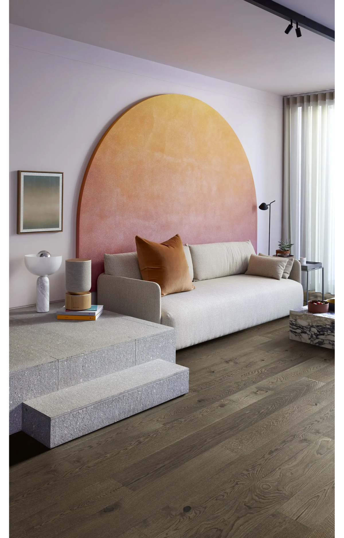 Kährs Engineered Wood Oak Charcoal Light Plank