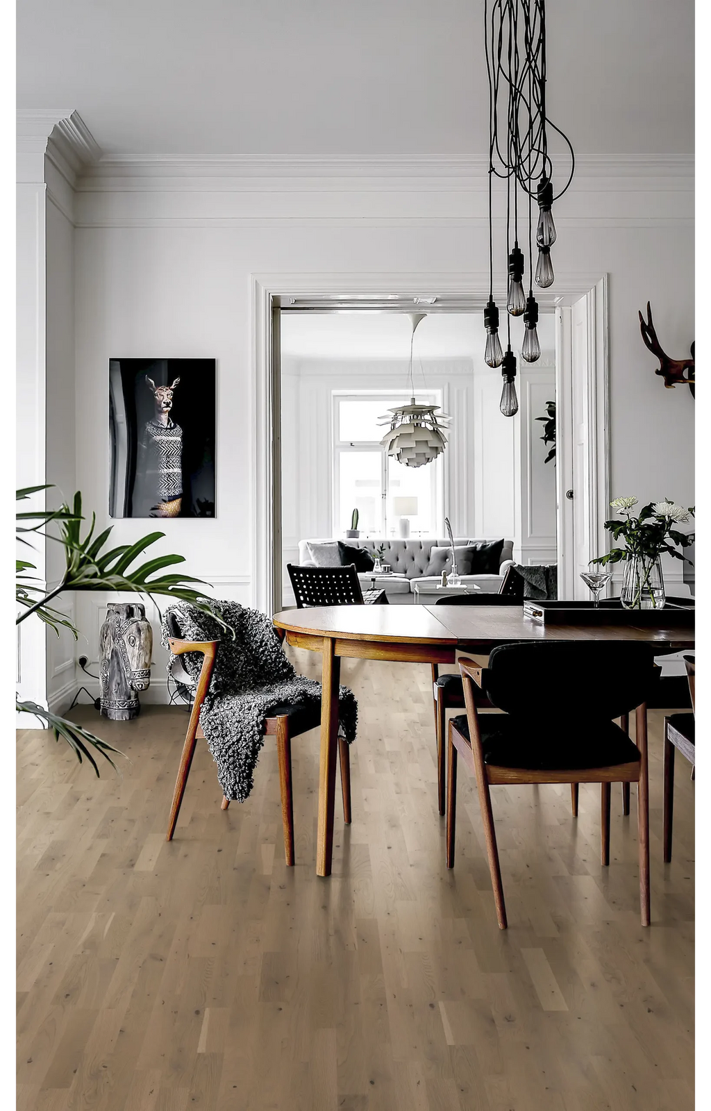 Kährs Engineered Wood Oak Frozen Hazelnut Strip