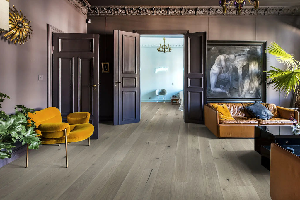 Kährs Engineered Wood Oak Pearl Grey Plank