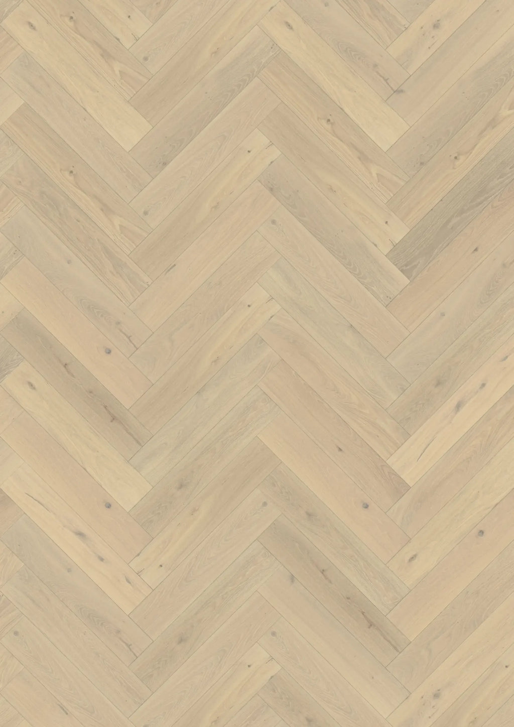 Kährs Engineered Wood Texture Oak Herringbone CD Créme White Left
