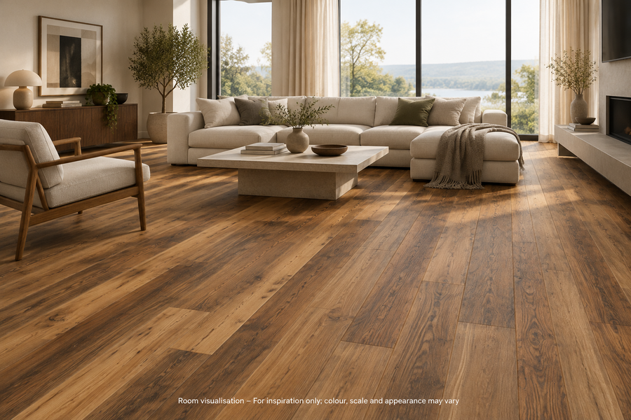 Karndean Art Select Reclaimed Chestnut in Living room