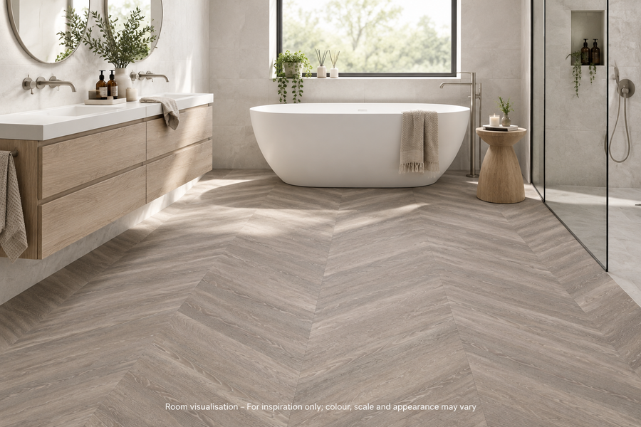 Karndean Kaleidoscope Apex in Bathroom