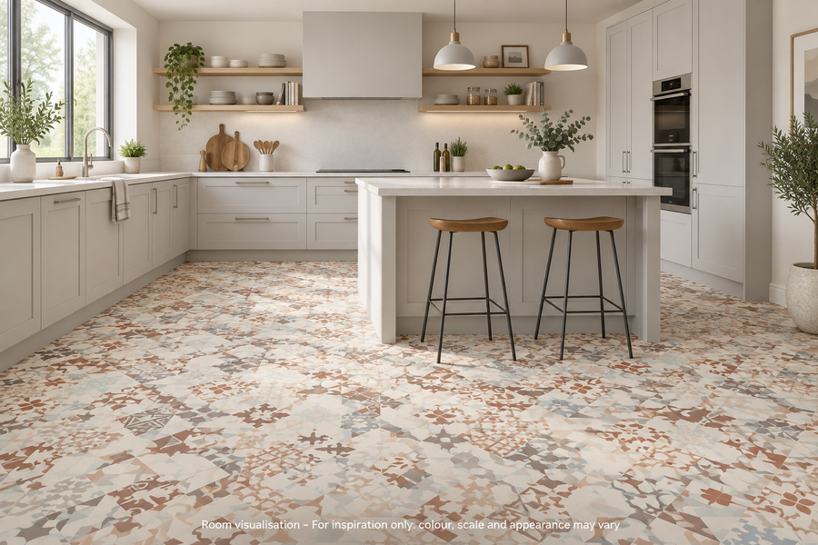 Karndean Kaleidoscope Marrakesh in Kitchen