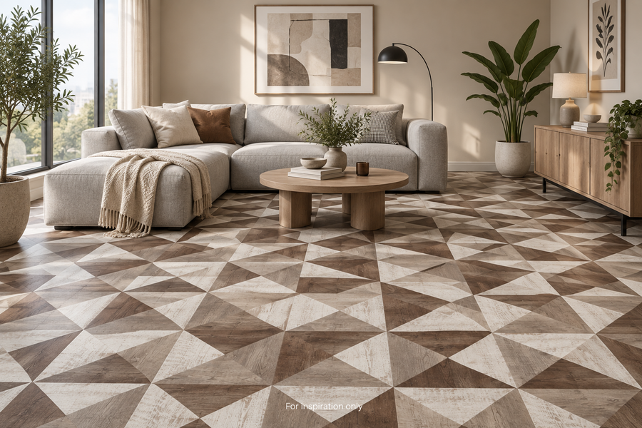 Karndean Kaleidoscope Tripoint in Living room