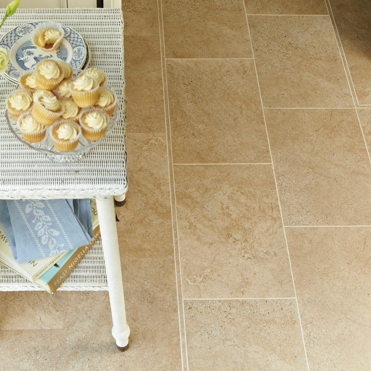 Karndean Knight Tile Bath Stone