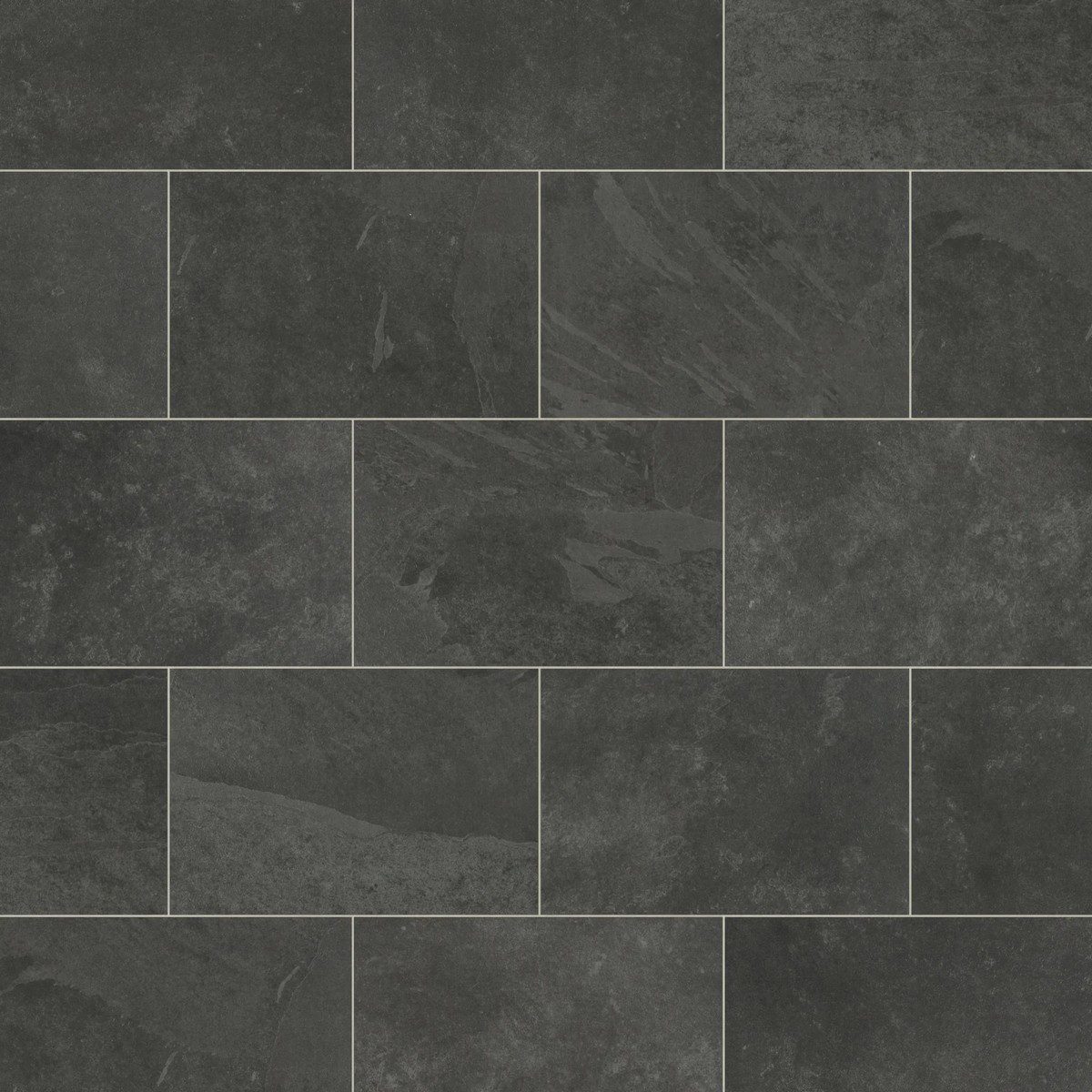 Karndean Knight Tile Black Riven Slate Bathroom Representation 
