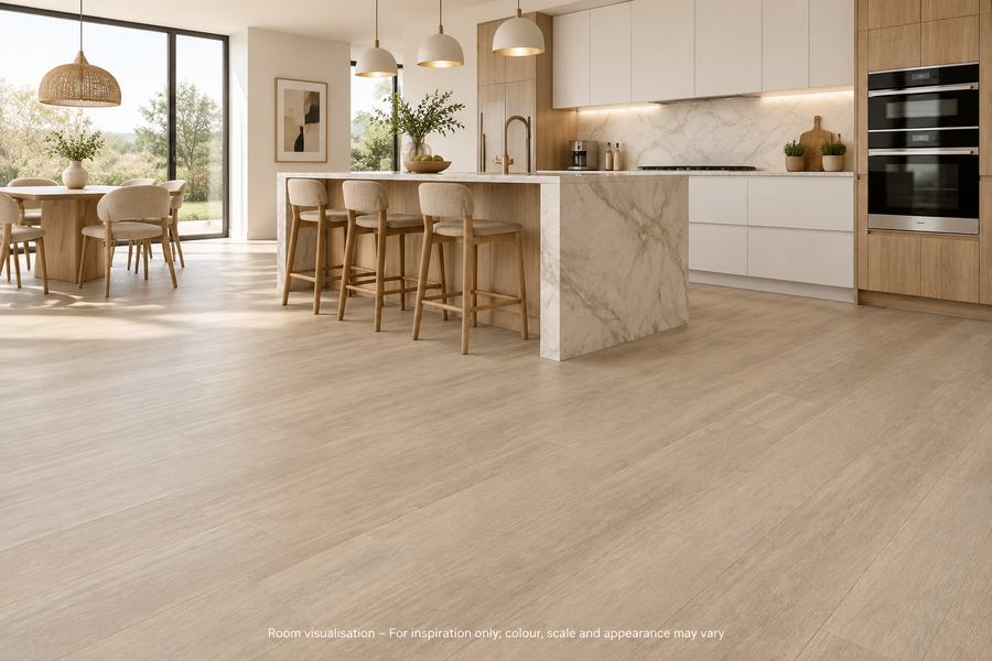 Karndean Knight Tile Coastline Oak in Kitchen