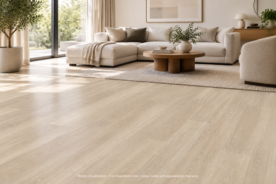 Karndean Knight Tile Dutch Limed Oak in Living room