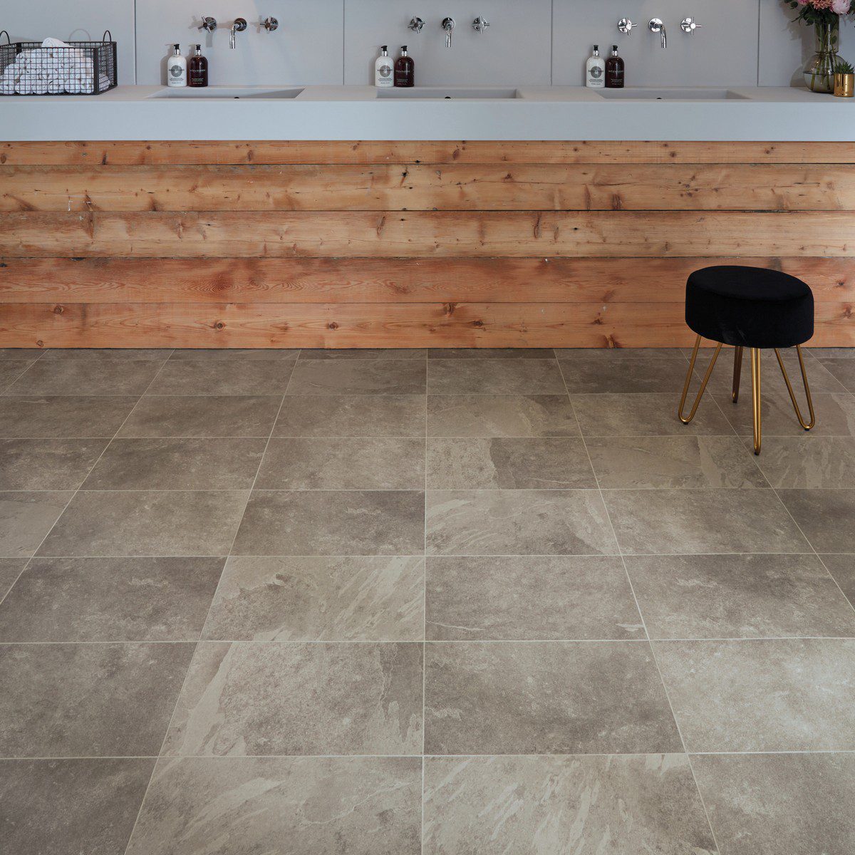 Karndean Knight Tile Grey Riven Slate