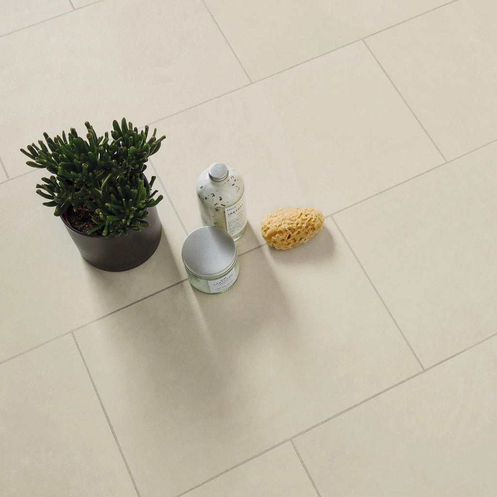 Karndean Knight Tile Ivory Riven Slate
