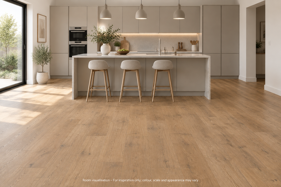 Karndean Knight Tile Natural Character Oak in Kitchen