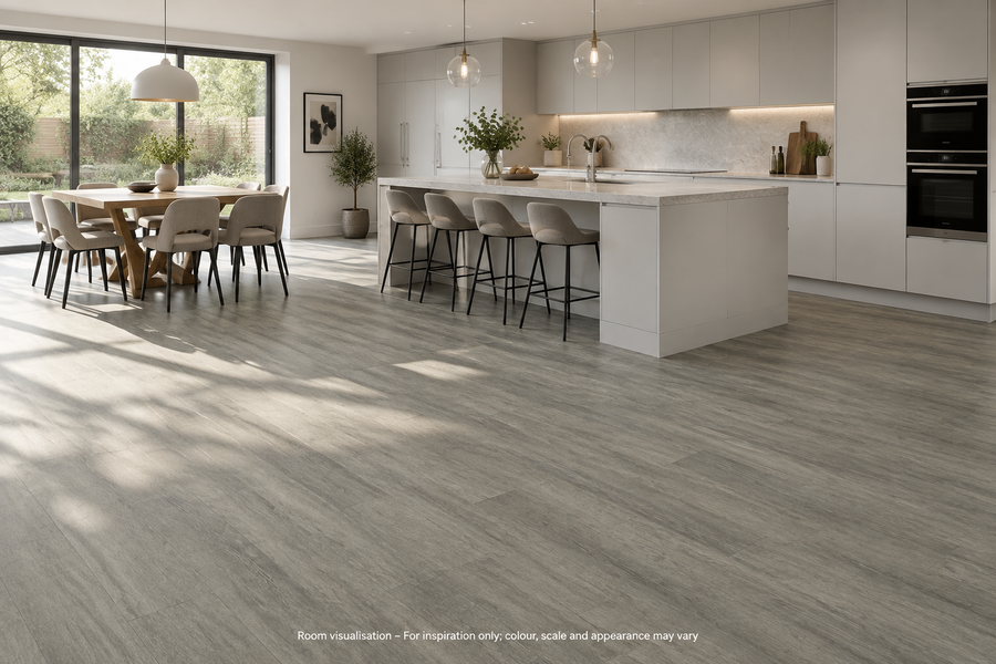 Karndean Knight Tile Quayside Oak in Kitchen