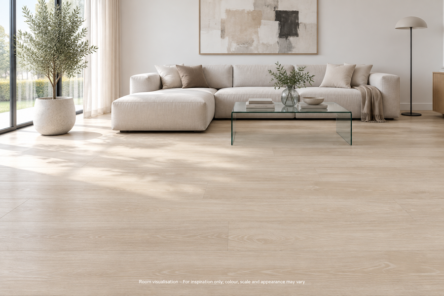 Karndean Van Gogh Gluedown Blush Oak in Living room