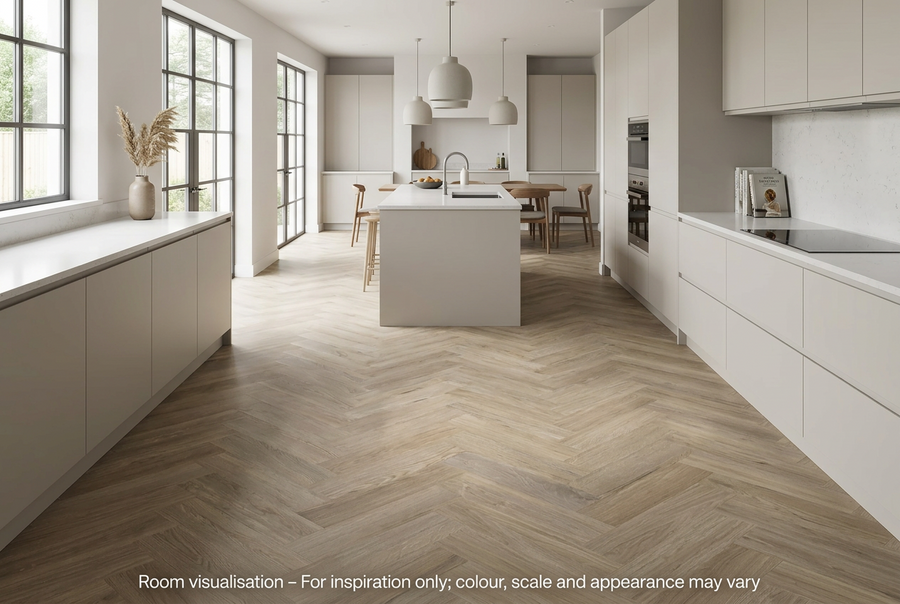 Karndean Van Gogh Gluedown Aviemore Oak SM in Kitchen