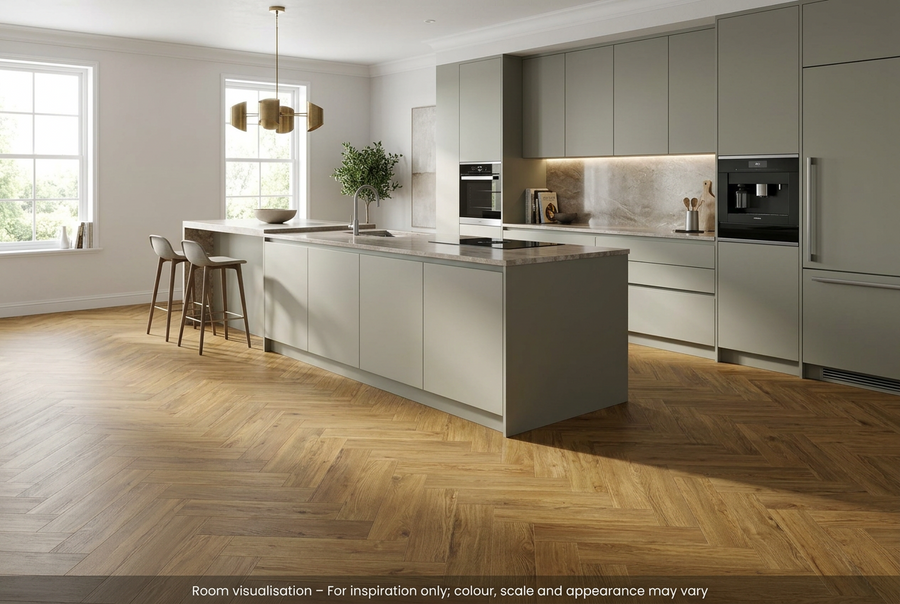 Karndean Van Gogh Gluedown Glenmore Oak SM in Kitchen