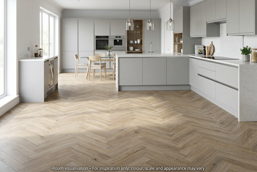 Karndean Van Gogh Gluedown Hayfield Oak SM in Kitchen