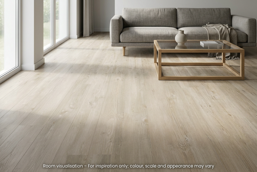 Karndean Van Gogh Gluedown Light Country Oak in Living room