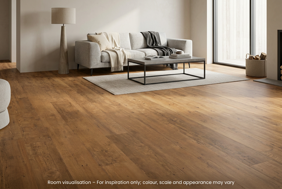 Karndean Van Gogh Gluedown Natural School Cedar in Living room